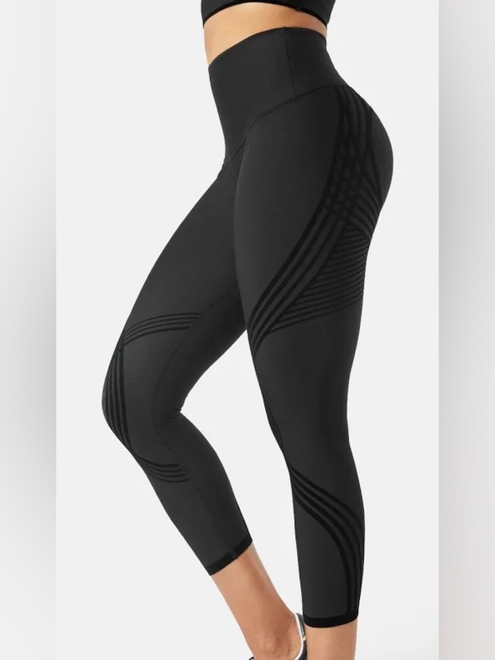 Fanka Compression sculpt Leggings Black small workout yoga gym running